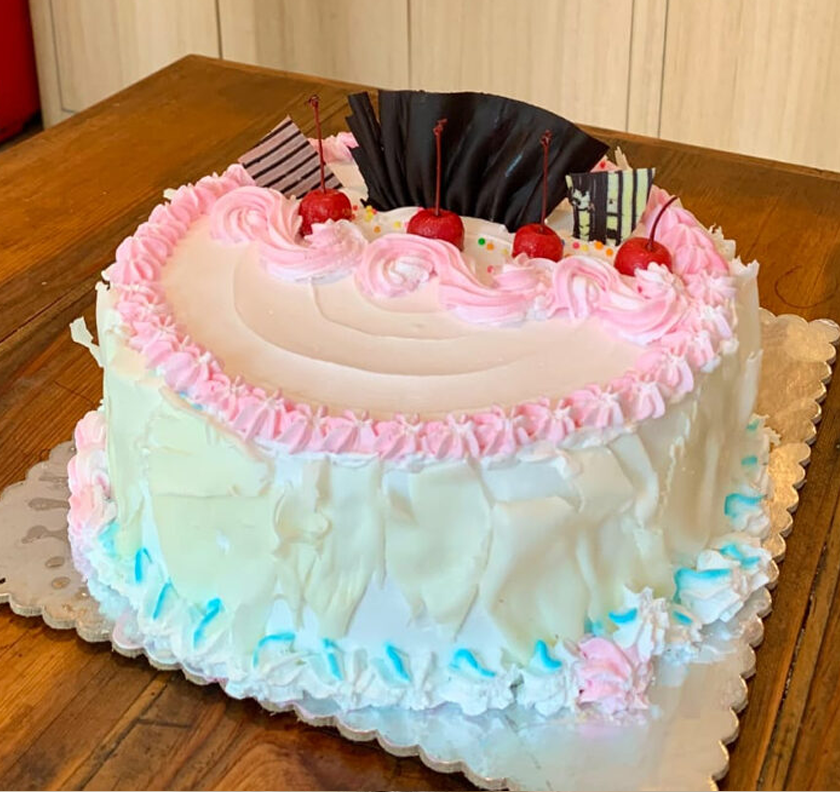 White Forest Cake for Birthday
