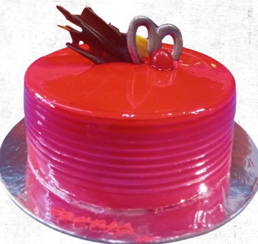 Strawberry Cake 1 Pound Eggless