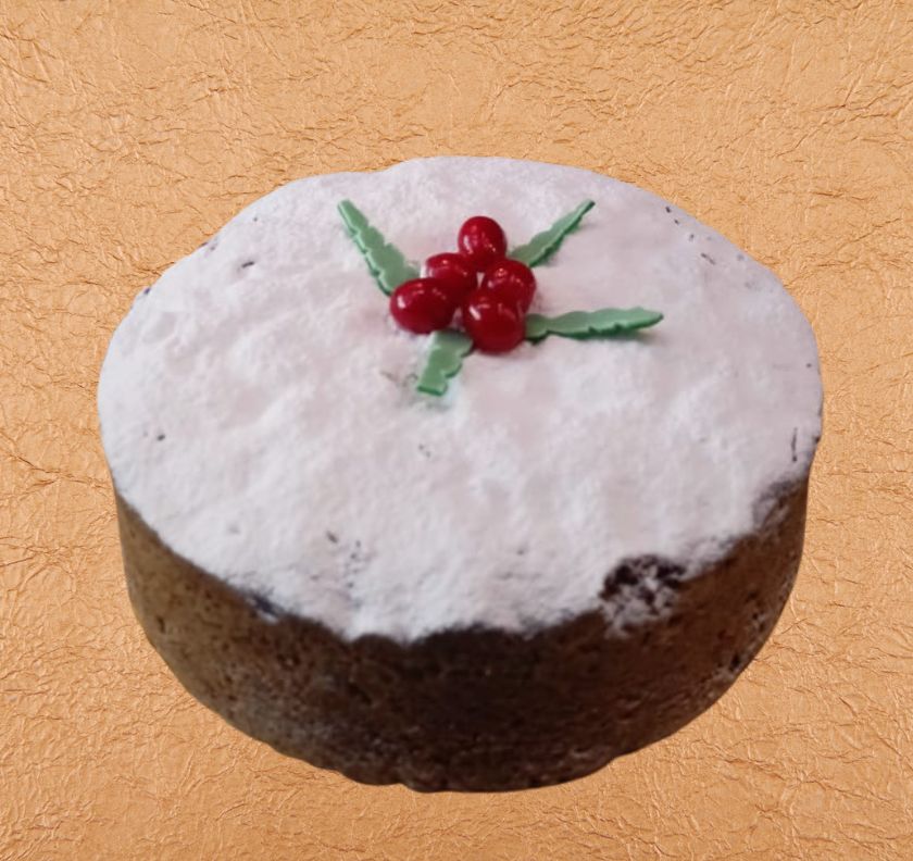 Christmas Cake Cherry Topping