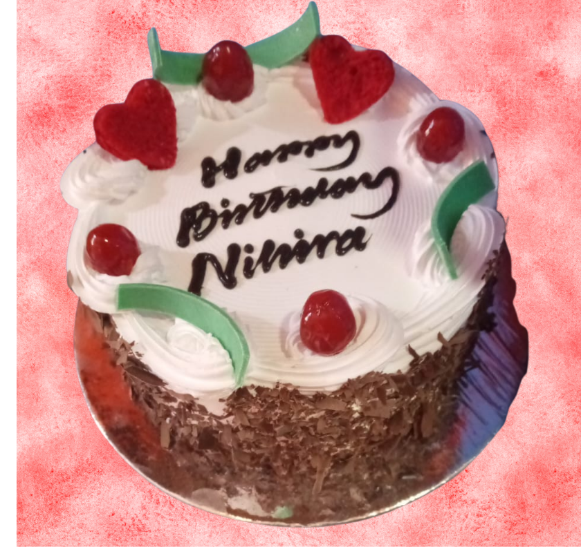 Black Forest Cherry Topping with heart