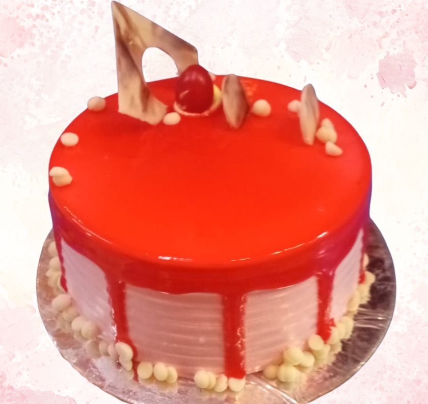 Strawberry Cake Half Pound