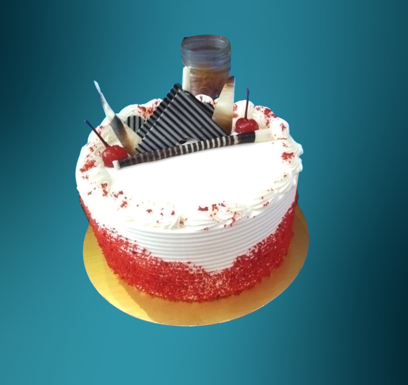 Eggless Red Velvet Cake 1 Pound