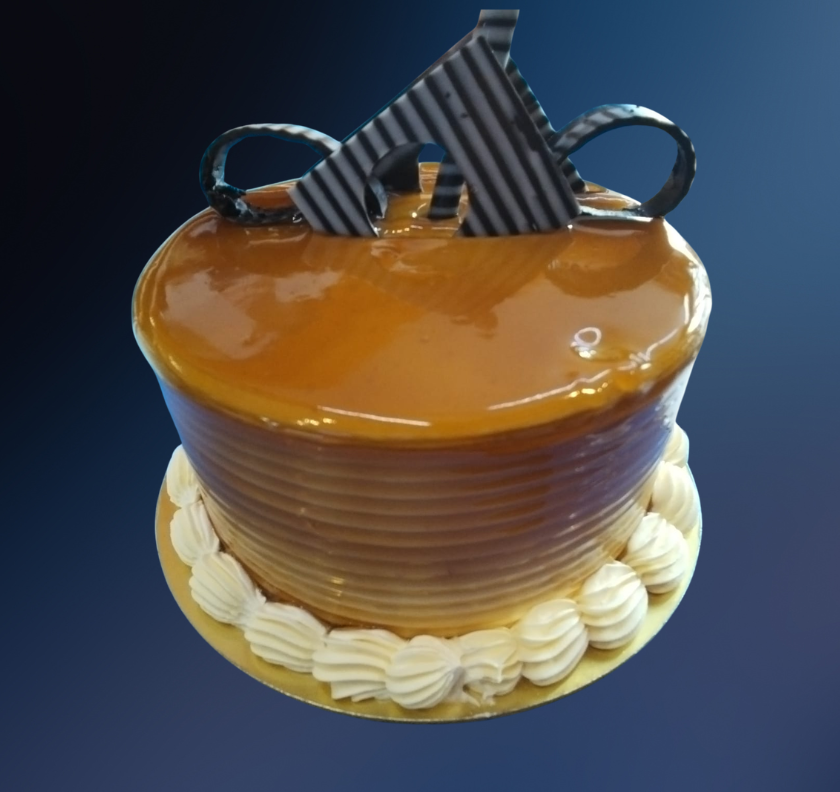 Butterscotch Cake Eggless Half Pound