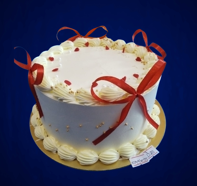 Eggless Vanilla Cake 1 Pound