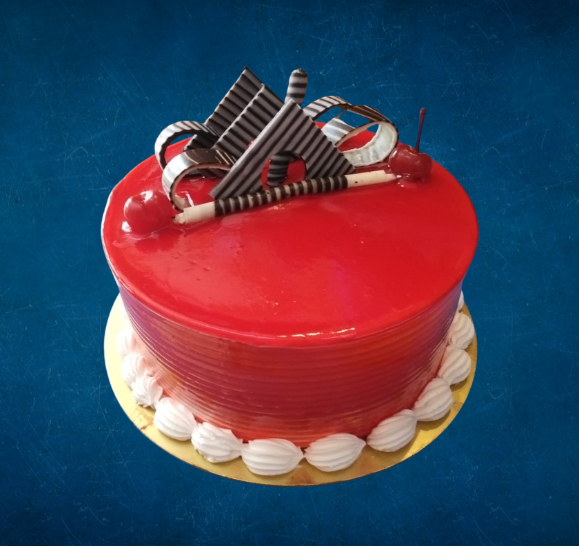 Eggless Strawberry Cake 1 Pound