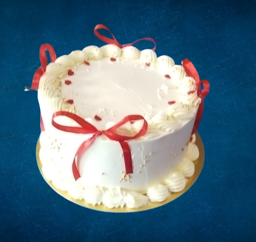 Eggless Vanilla Cake 1 Pound