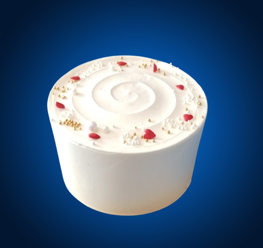 Eggless Vanilla Cake Half Pound