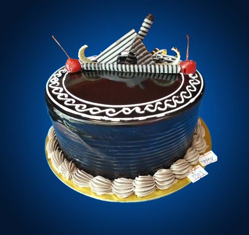 Eggless Chocolate Cake 1 Pound