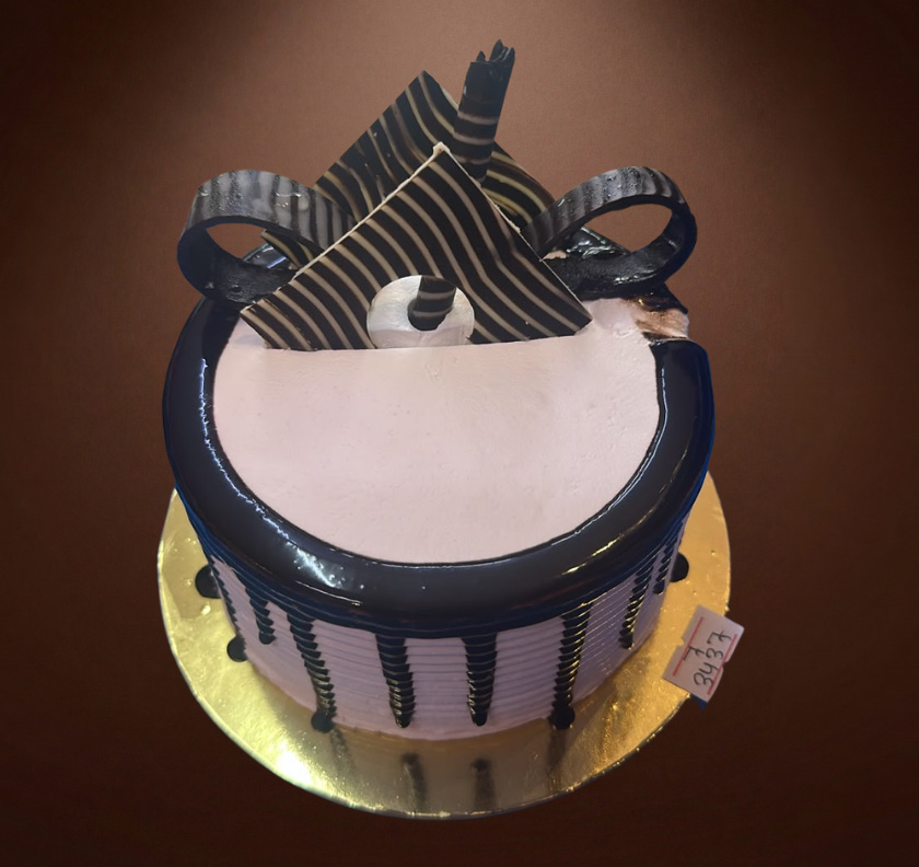 Eggless Black Forest Cake Half Pound
