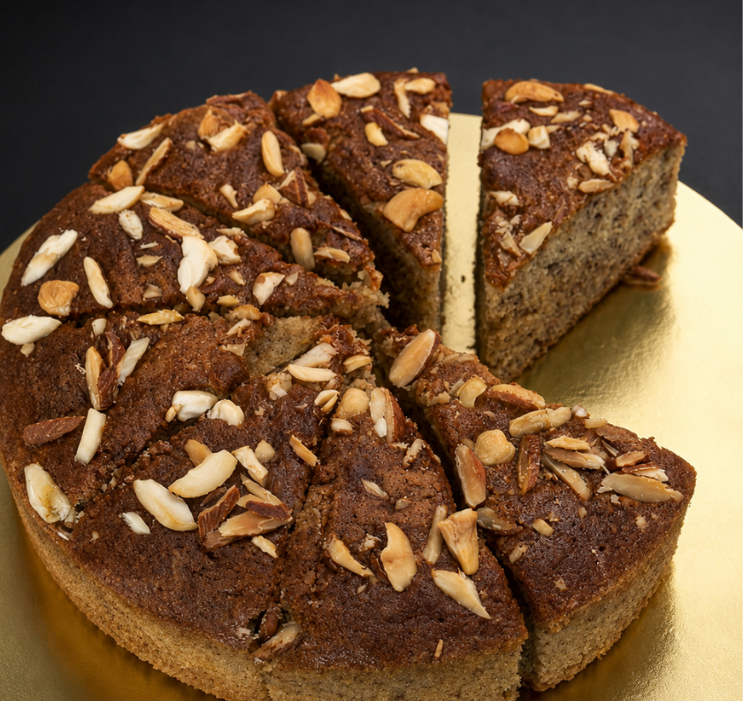 Banana Cake Slice