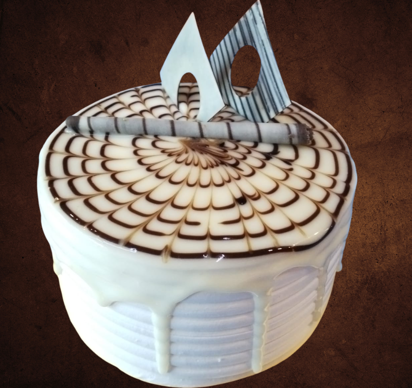 White Forest Cake Half Pound