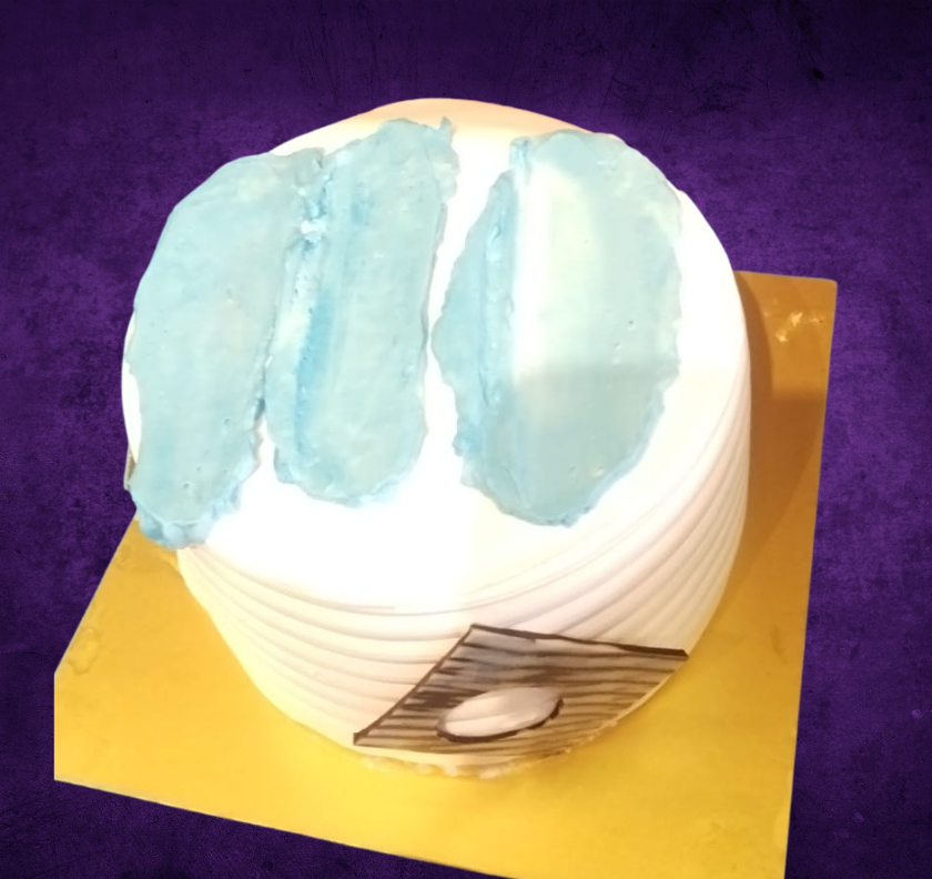 Eggless Vanilla Cake Half Pound