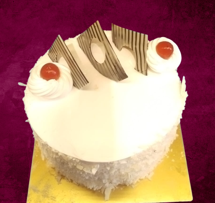 White Forest Cake Half Pound